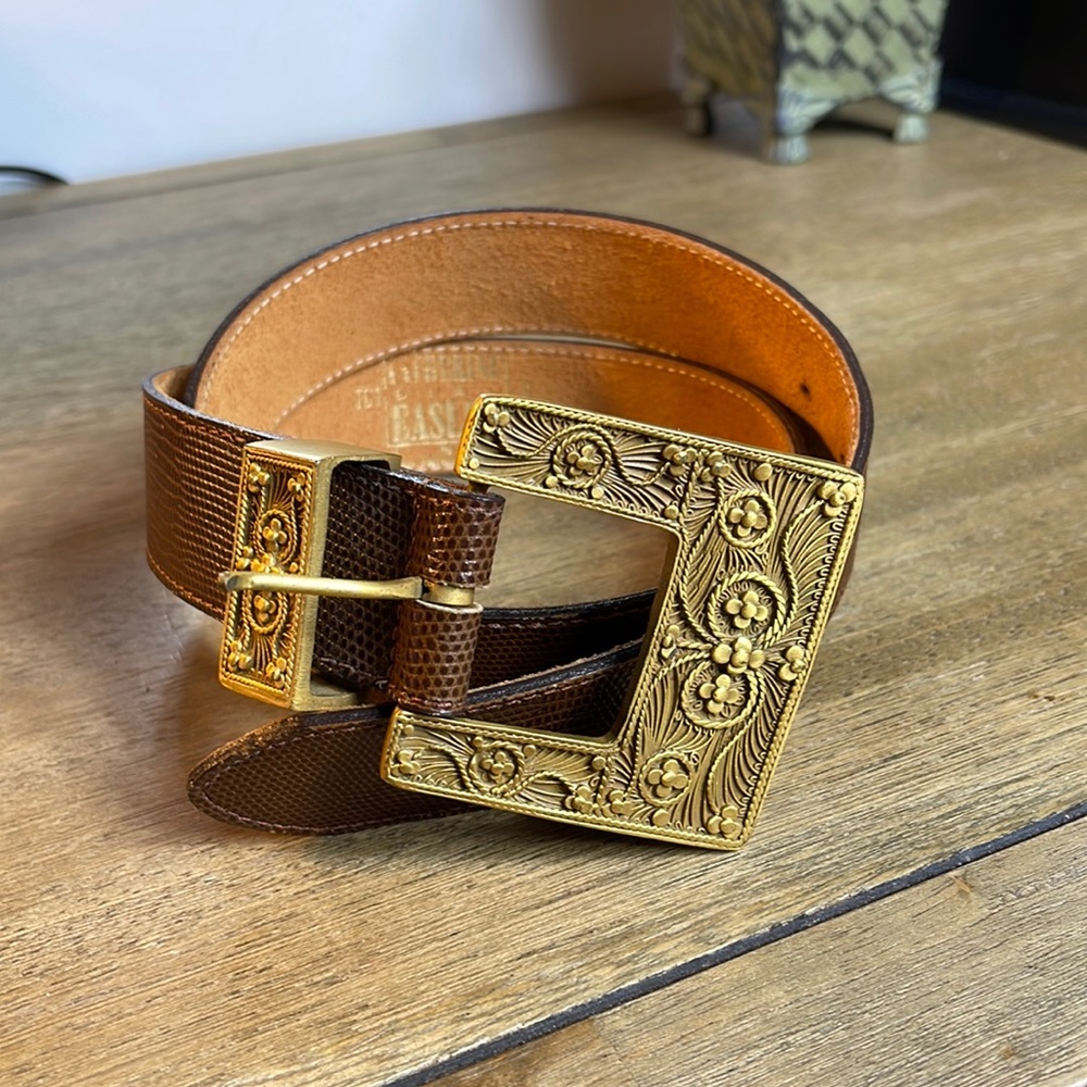 CATHERINE EASLEY LEATHER BELT